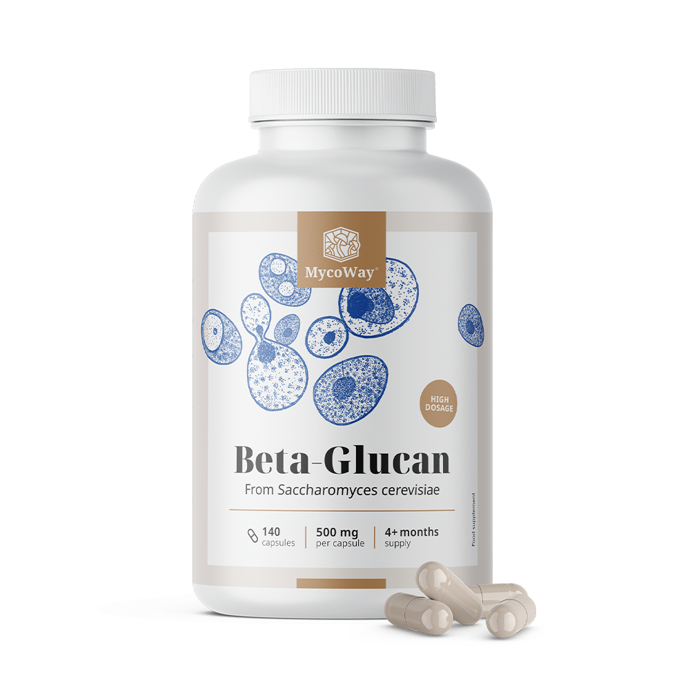 Beta-glucan 500 mg.